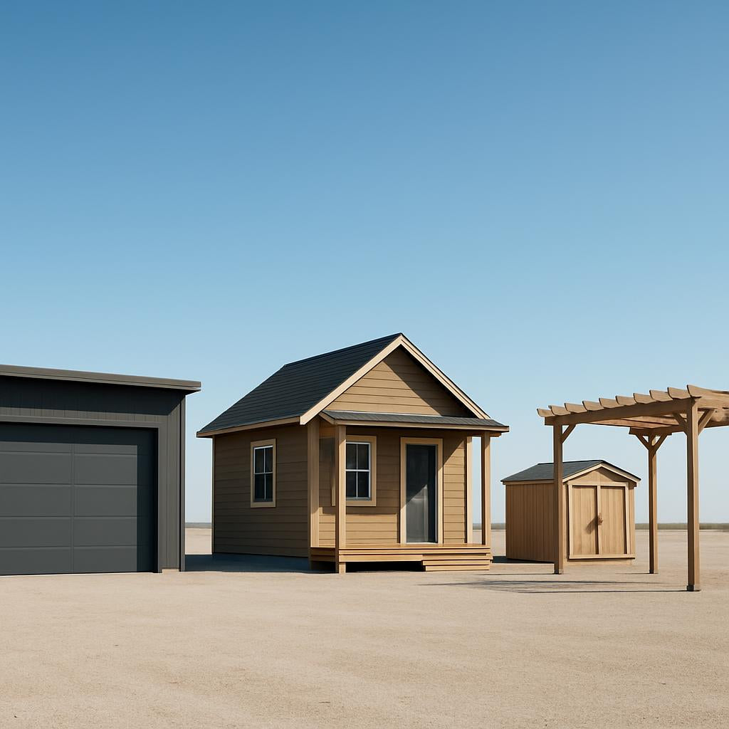 DRVENE KUĆICE, PERGOLE I SPREMIŠTA