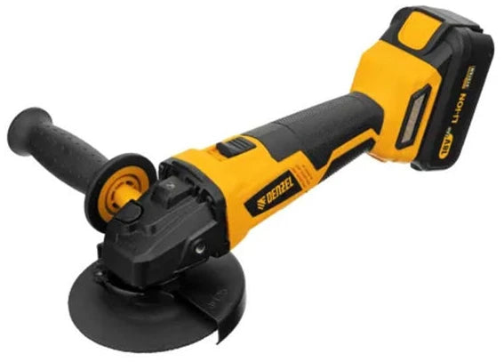 DENZEL BLG-IB-18-02 Akumulatorska kutna brusilica 18V 3 Ah s baterijom i punjačem promjera 115 mm