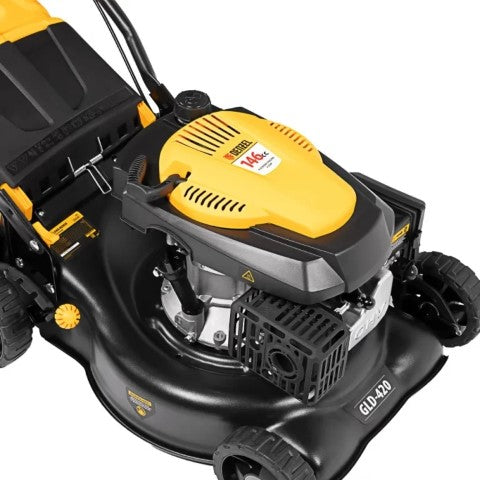 DENZEL benzinska kosilica za travu GLD-420, 146 ccm, 420 mm, ručna, 30 l,