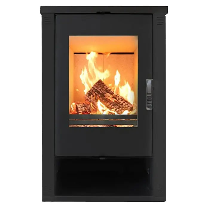 Prity Kamin na drva Theia, 9 kW, Crna