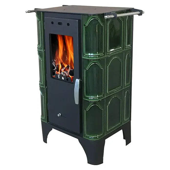 Domofire Kamin na drva Piccolino, 6 kW, Zelena