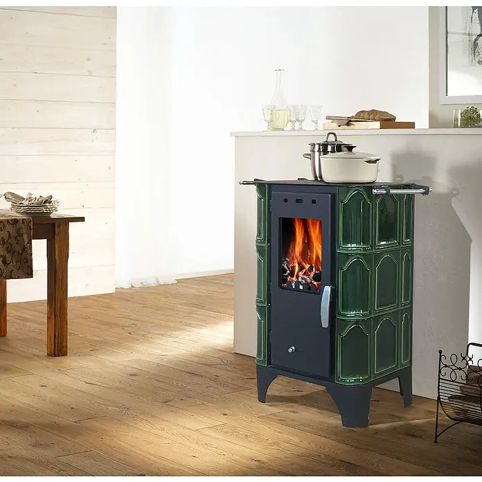 Domofire Kamin na drva Piccolino, 6 kW, Zelena
