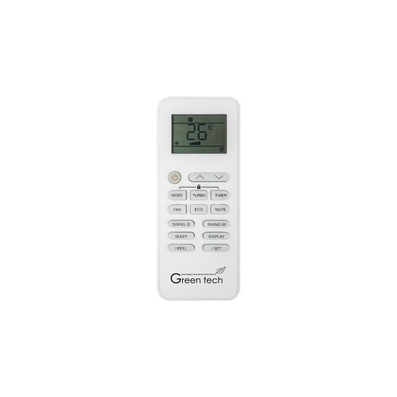 Klima Green Tech 12000BTU, 3.4kW, A++, R32, -15°C ~ 53°C, WiFi, crna