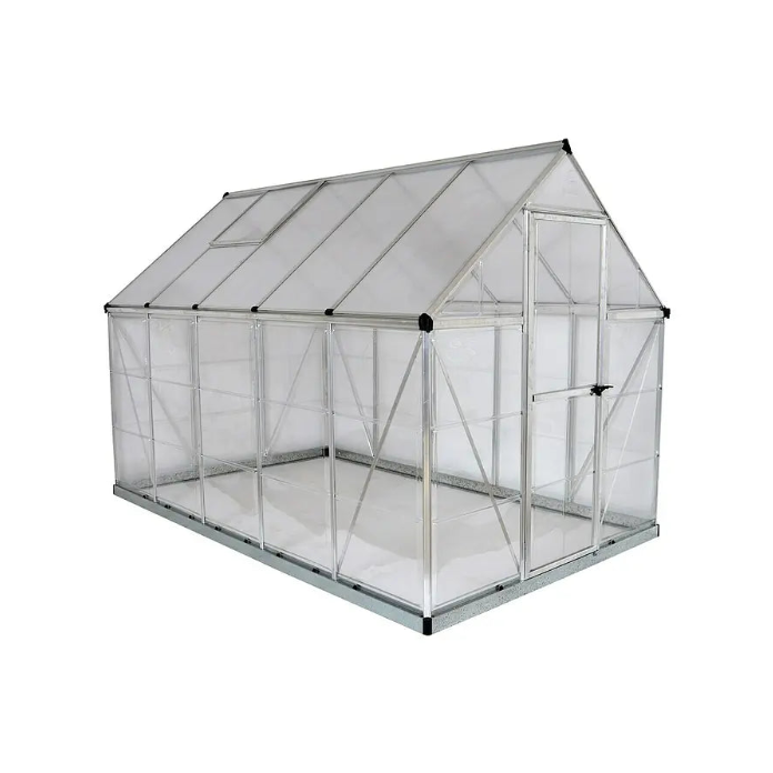 Palram – Canopia Plastenik Hybrid (Š x D): 185 x 306 cm, 0,7 mm, Srebrne boje