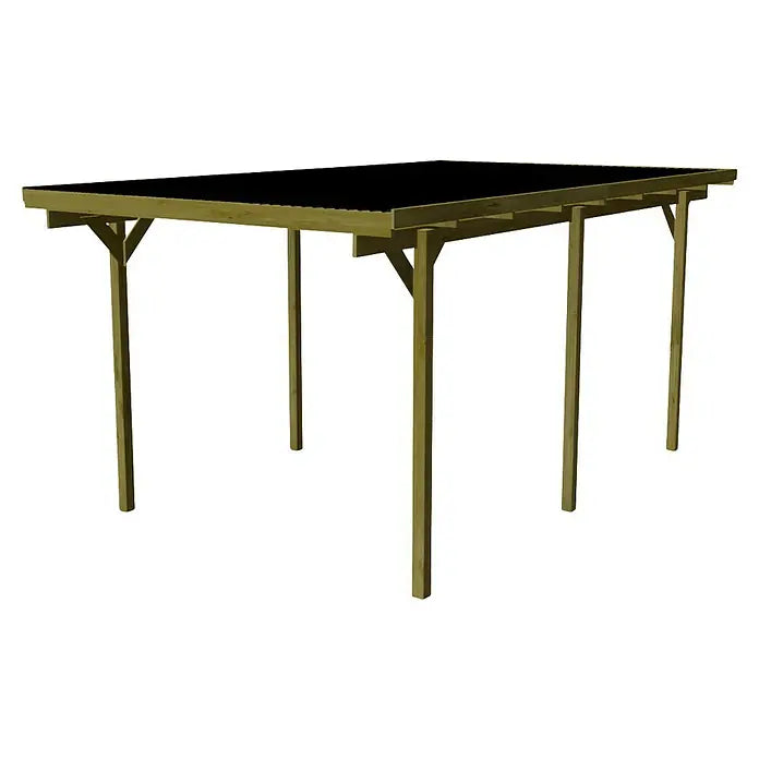 Nadstrešnica za auto (Š x D): 5,02 x 3 m, Jednostruka nadstrešnica