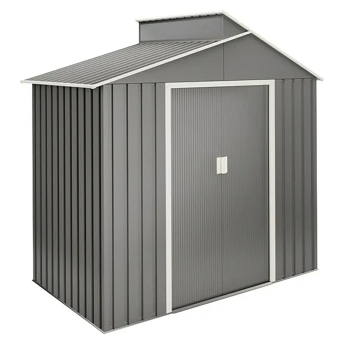 Hoggar Spremište Nuuk V3 (Š x D): 220 x 129 cm, Čelik, Siva, Baza: 2,84 m²