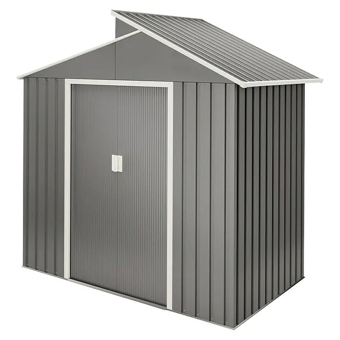 Hoggar Spremište Nuuk V3 (Š x D): 220 x 129 cm, Čelik, Siva, Baza: 2,84 m²