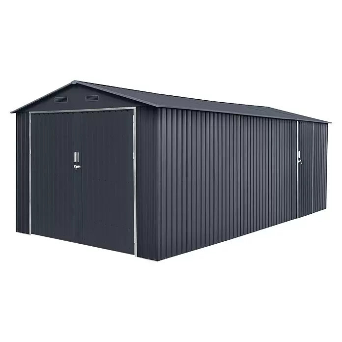 Hoggar Garaža Tonsberg (Š x D): 300 x 602 cm, Antracit, Aluminij