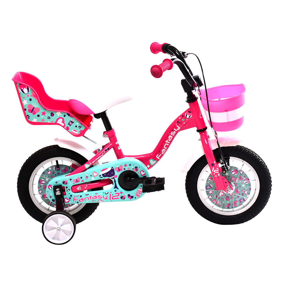 BICIKL 12″ FANTASY PINK TIRKIZ DJEČJI