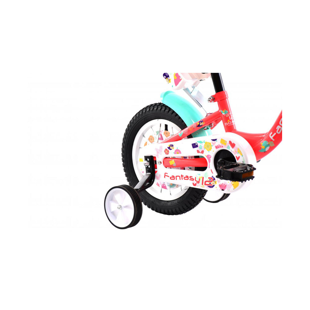 BICIKL 12" FANTASY  SVJETLO PINK TIRKIZ DJEČJI