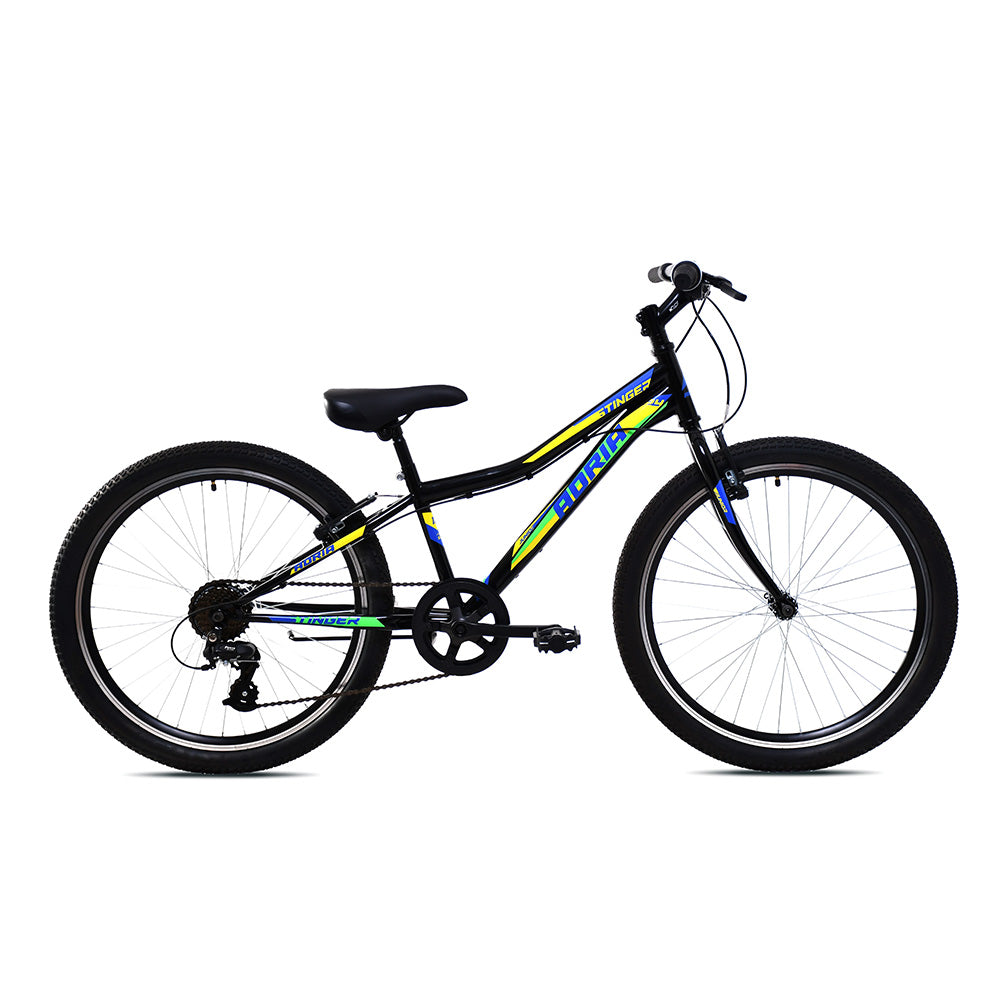 BICIKL 24″ STINGER CRNO ŽUTI DJEČJI