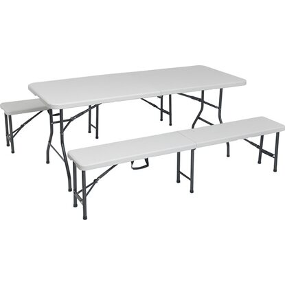 *AKCIJA* PVC vrtni set stol i dvije klupe