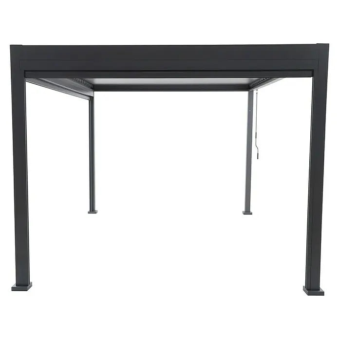 Sunfun Milos Paviljon s dvije bočne stjenke D x Š x V: 392 x 294 x 235 cm, Aluminij, Antracit