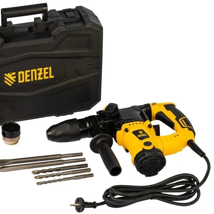 DENZEL RHV-1250-30 Električna udarna bušilica SDS-plus 1250 W/5 J, s priborom i koferom