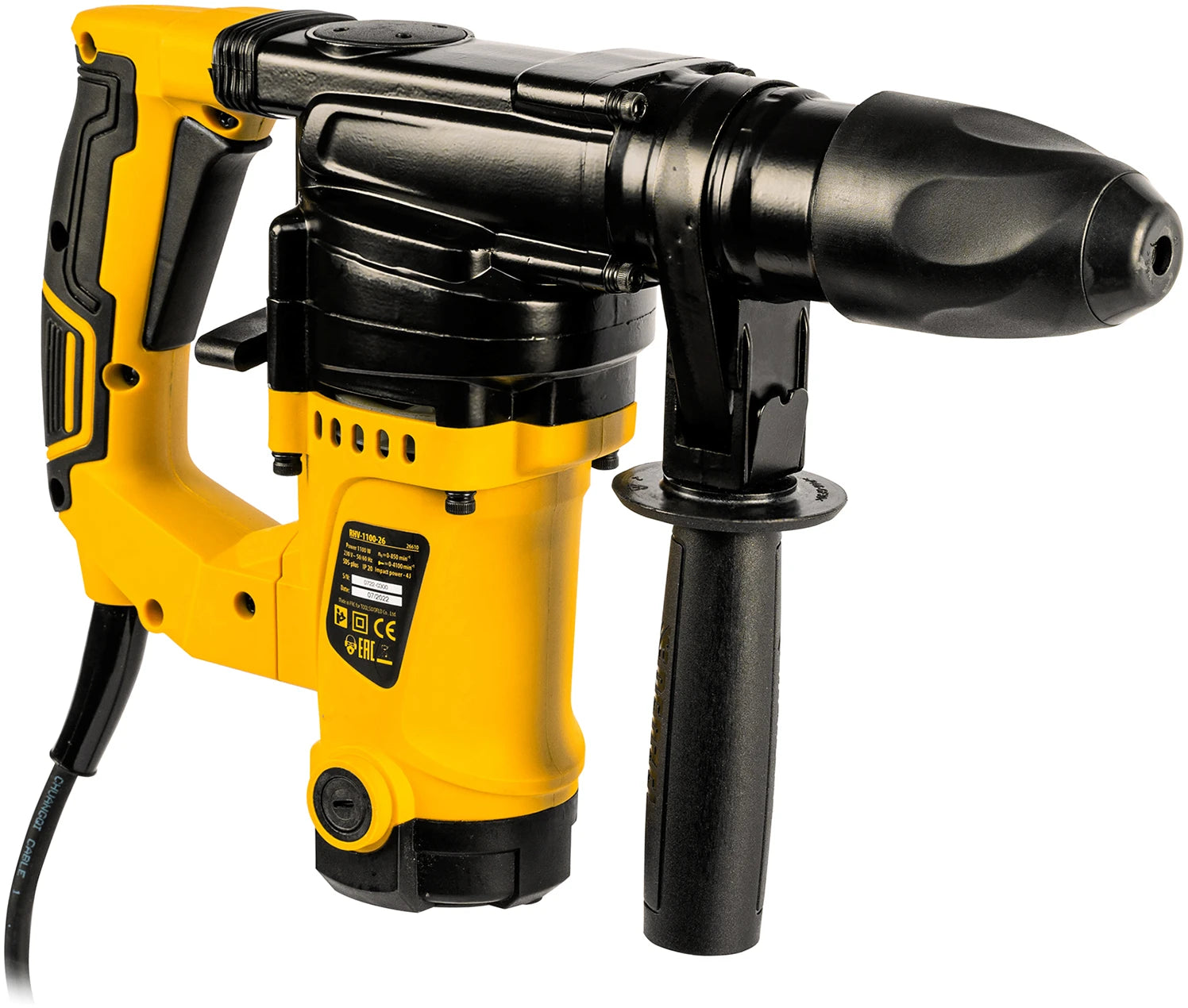 DENZEL RHV-1100-26 Električna udarna bušilica SDS-plus 1100 W / 4 J s priborom i koferom