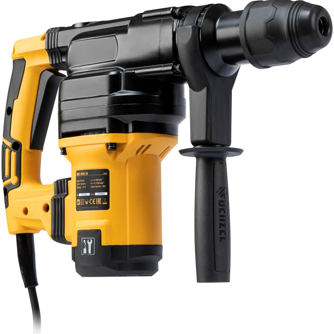 DENZEL RHV-1050-38-max Električna udarna bušilica SDS-max 1050 W/10 J + pribor i kofer