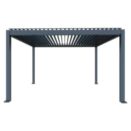 BIOKLIMATSKA PERGOLA S MOTORIZIRANIM LAMELAMA I LED RASVJETOM - Model Y 2.89 x 4.00 m
