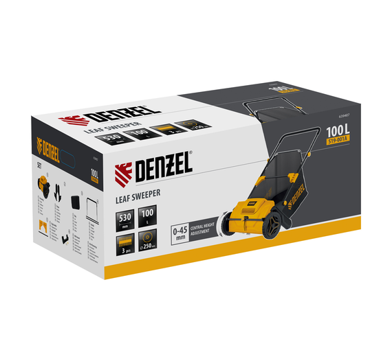 DENZEL S19-001A Mehanički sakupljač lišća 530 mm