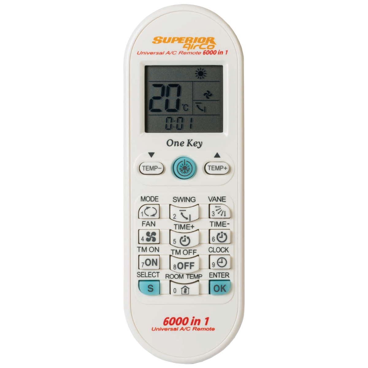 SUPERIOR UNIVERZALNI DALJINSKI ZA KLIME AIRCO 6000u1