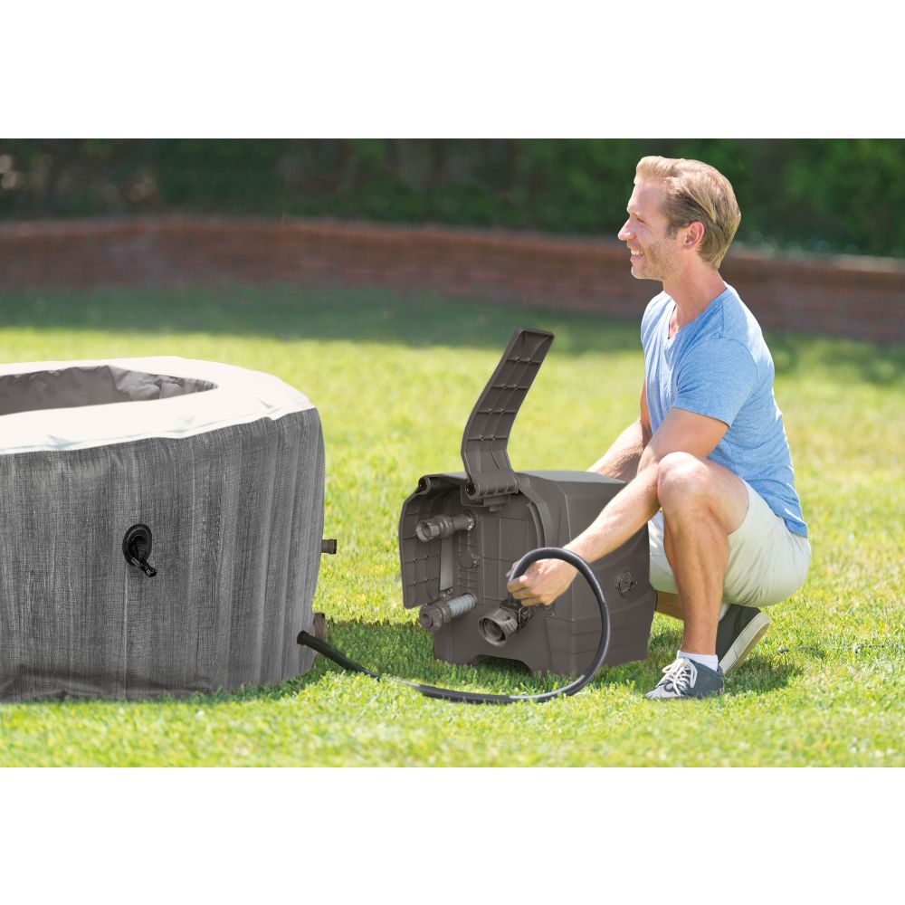 Bazen na napuhavanje Intex Purespa Greywood Deluxe Set 2,16mx71cm