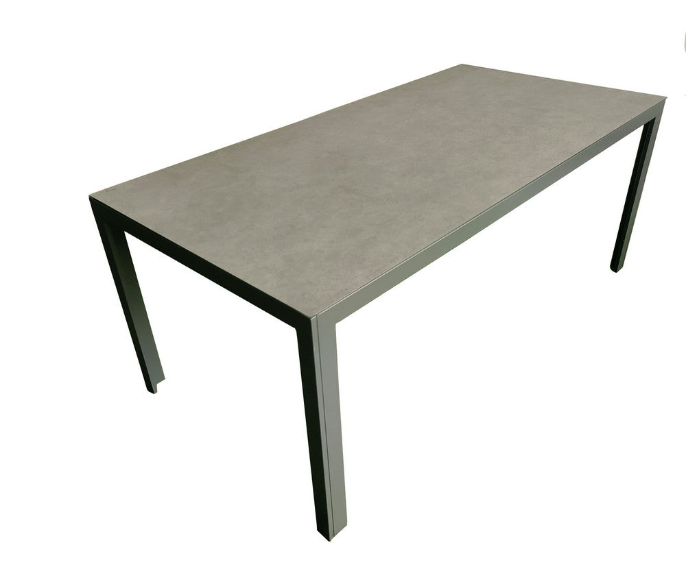 Metalni stol Rocky siva 180X90X73 cm