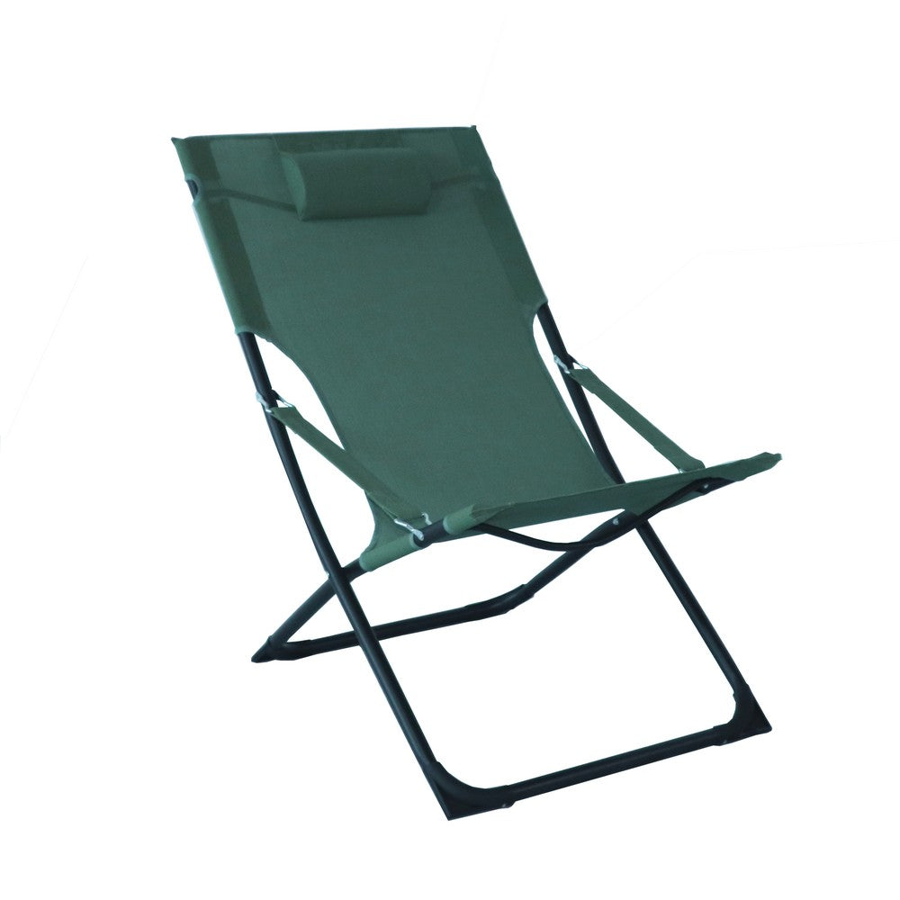 STOLICA METALNA STIL SLING  ZELENA 89X60X86 CM