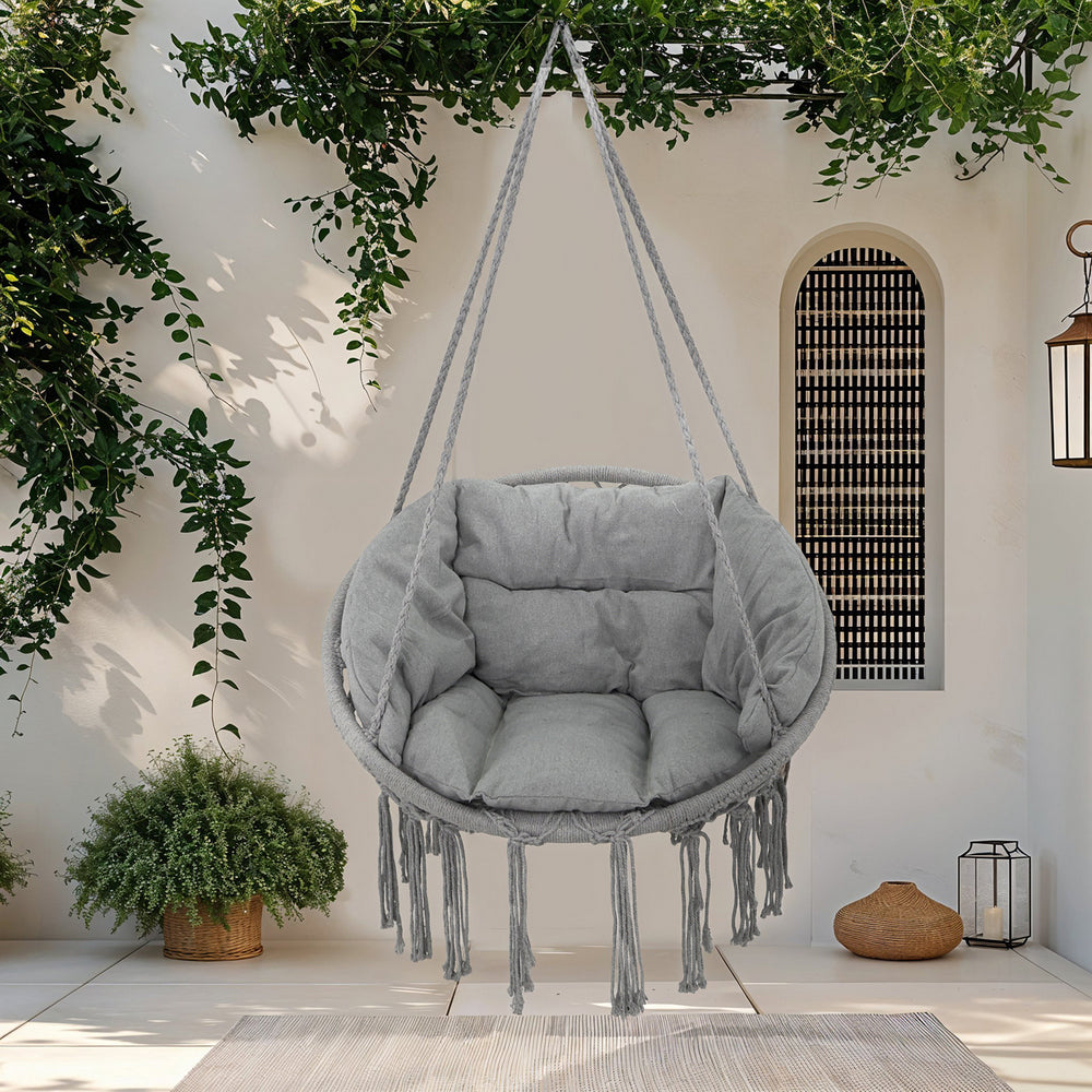 Metalna stolica Viseća s jastukom Moi Dia 60/80 cm