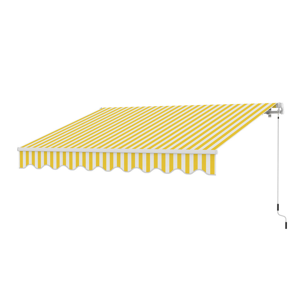 Tenda Tika 3,95x2,5 m, žuto bijela