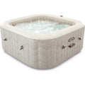 Bazen na napuhavanje Intex Spa Chevron Deluxe Square Bubble za 6 osoba