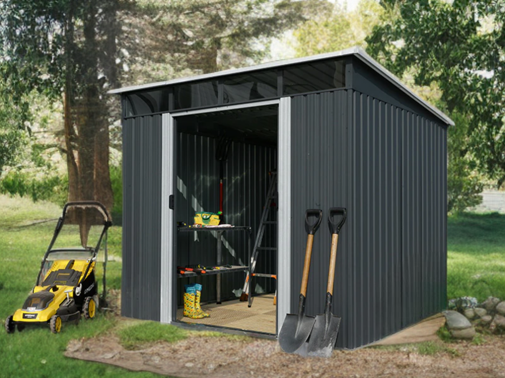 Vrtna šupa sa svjetlarnikom 2,38x2,79x2,02m, 6,64m², ProShed, Antracit