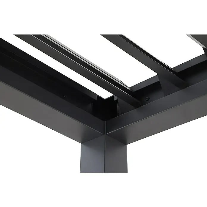 Metalni paviljon s mehanički pokretnim lamelama 3x3m