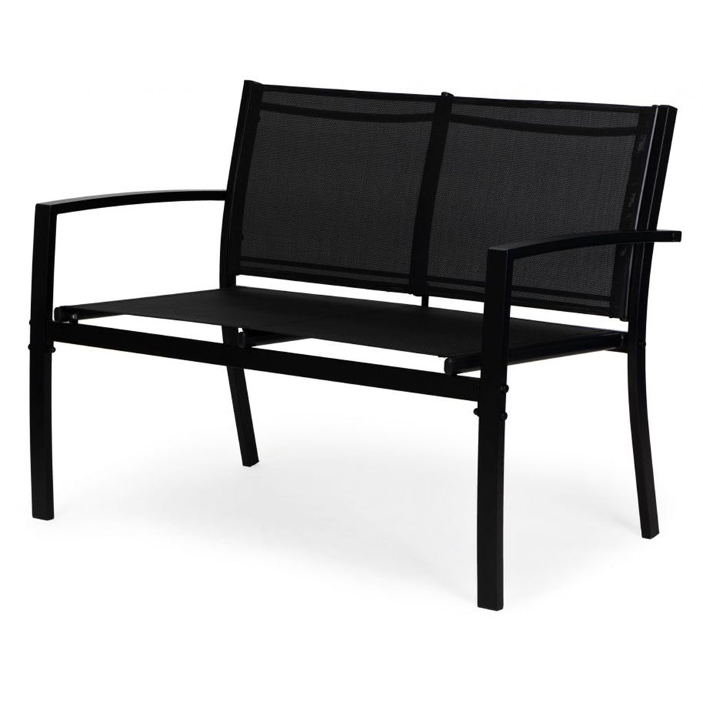 GARNITURA VRTNOG NAMJEŠTAJA U CRNOJ BOJI