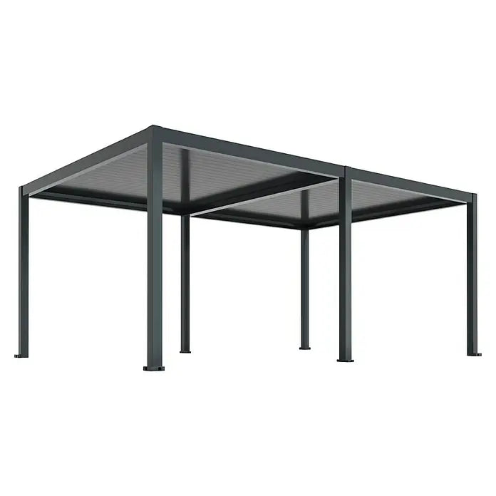 BIOKLIMATSKA PERGOLA S MOTORIZIRANIM LAMELAMA I RGB LED RASVJETOM - Bellano S25 4.00 x 6.00 m