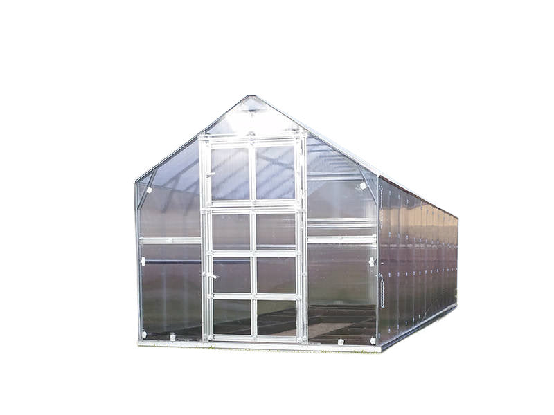 Staklenik polikarbonatni TITAN Classic 480, 14,4m², 2,35x6,12m, Srebrna