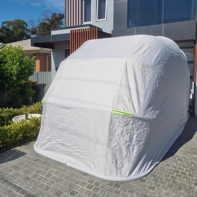 RASKLOPIVA CERADA ZA AUTO • SKLOPIVA NADSTREŠNICA ZA AUTO