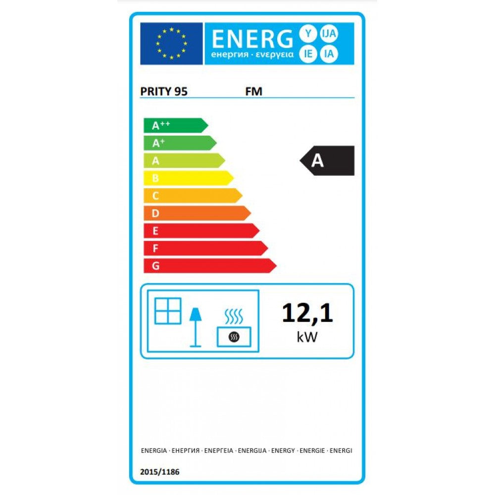 Prity Kamin na drva FM 12kW s pećnicom