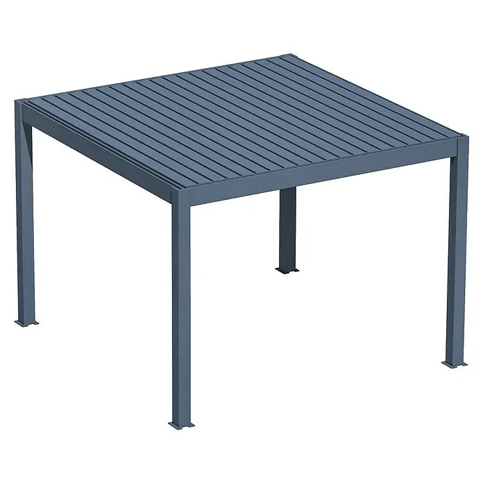 BIOKLIMATSKA PERGOLA S MOTORIZIRANIM LAMELAMA I LED RASVJETOM - Model Y 2.86 x 2.86 m