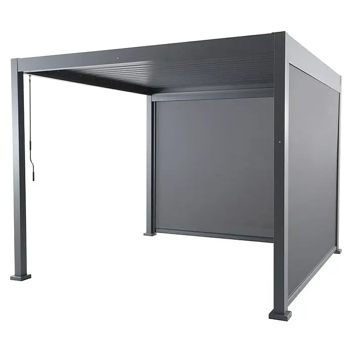 Sunfun Milos Paviljon s dvije bočne stjenke D x Š x V: 392 x 294 x 235 cm, Aluminij, Antracit