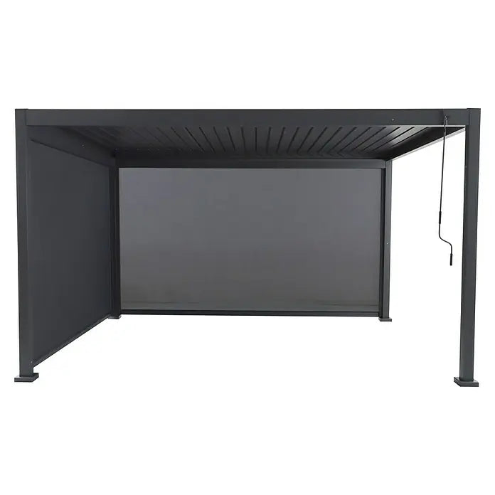 Sunfun Milos Paviljon s dvije bočne stjenke D x Š x V: 392 x 294 x 235 cm, Aluminij, Antracit