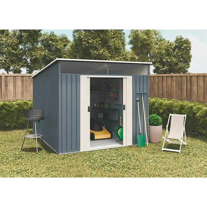 Hoggar Spremište Gansen II (Š x D): 238 x 193 cm, Baza: 4,6 m², Antracit, Čelik