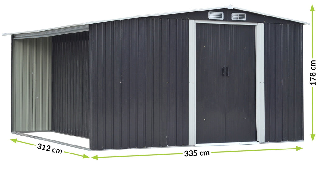 Kućica za alat MIR-1008 SK 335 x 312 cm; 10,45m2