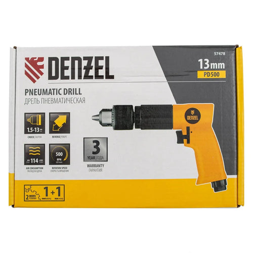 DENZEL PD500 pneumatska bušilica 13 mm 500 o/min 6,3 bara