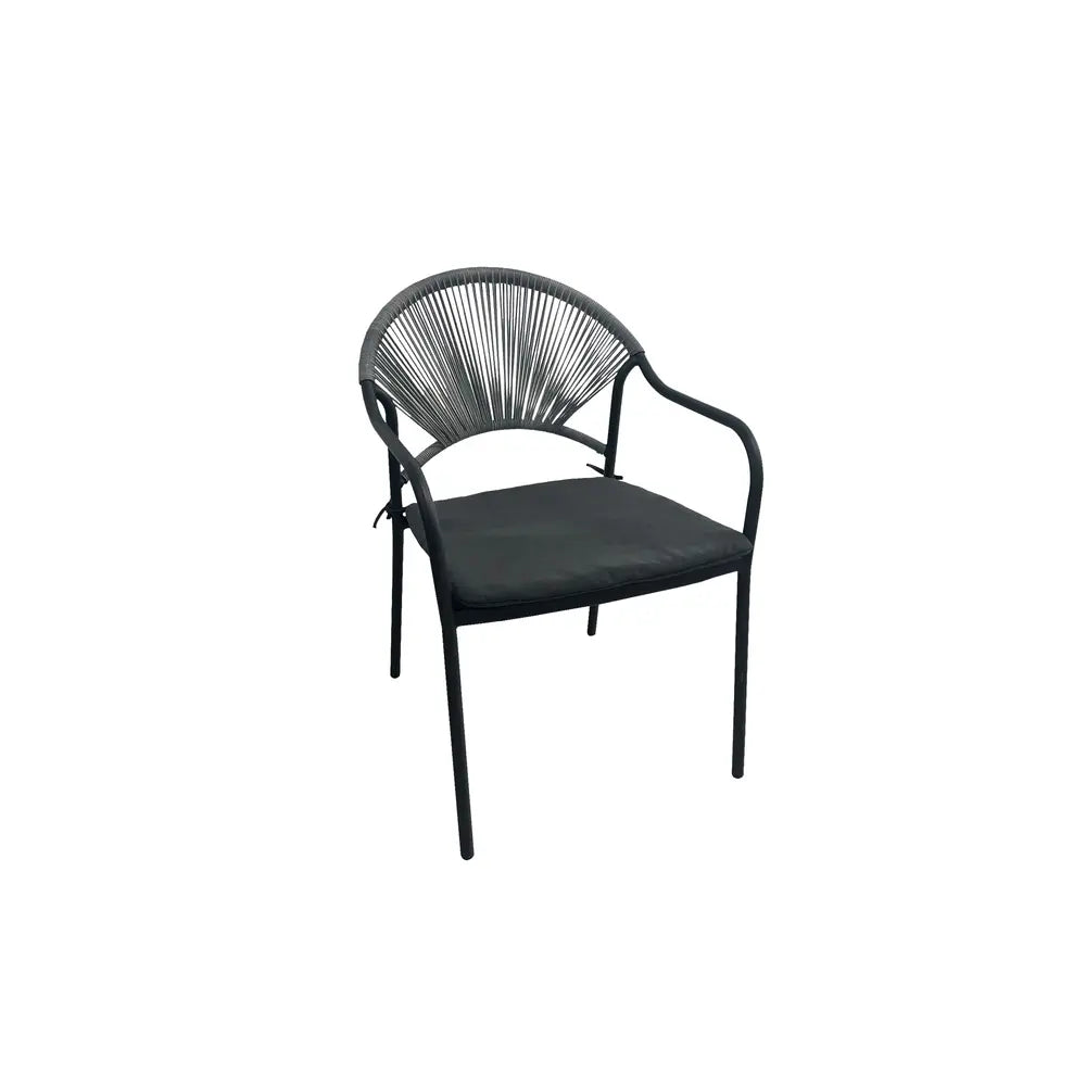 Metalna stolica Stil Arno siva