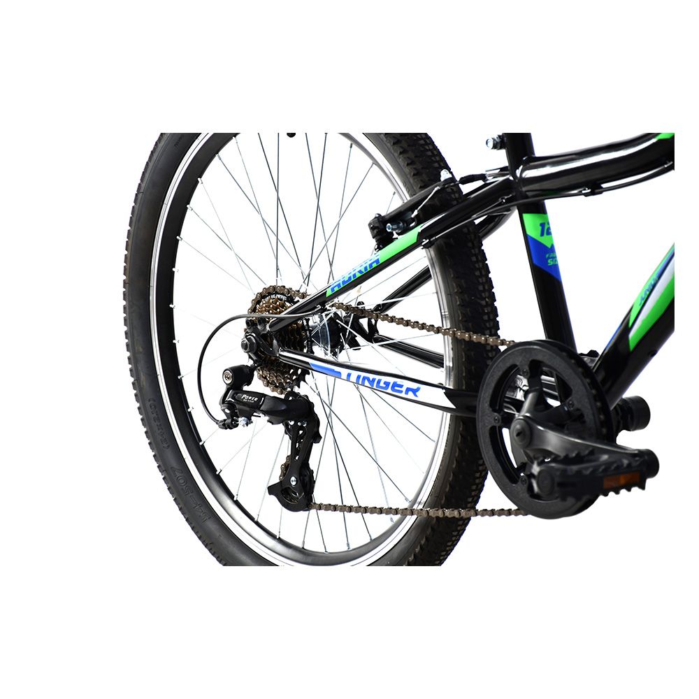 BICIKL 24" STINGER CRNO ZELENI DJEČJI