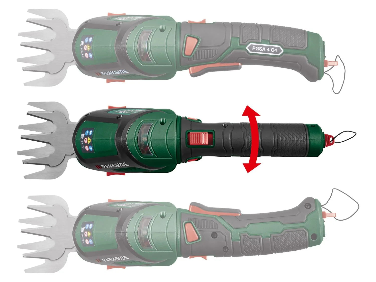 Parkside 2 u 1 aku škare