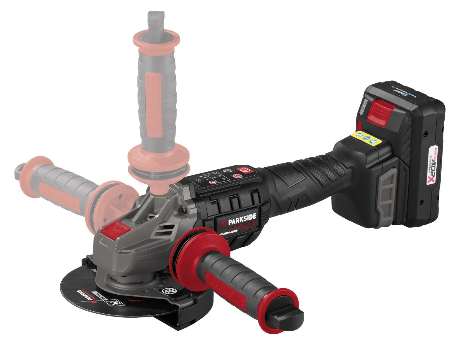 PARKSIDE PERFORMANCE 20V akumulatorska kutna brusilica, s baterijom i punjačem