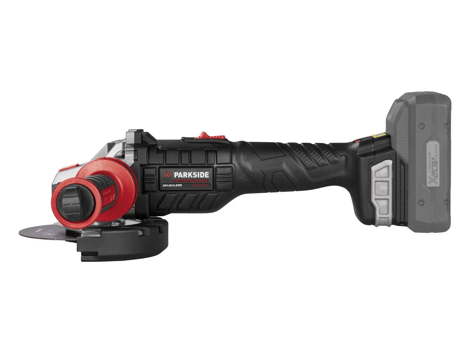 PARKSIDE PERFORMANCE Akumulatorska kutna brusilica, 20V, PWSAP 20-Li G7 (bez baterije i punjača)
