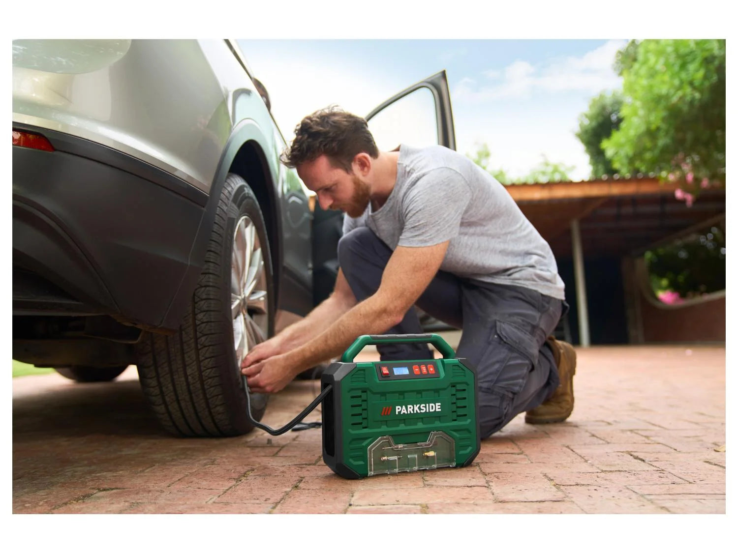 PARKSIDE Prijenosni kompresor s digitalnim zaslonom