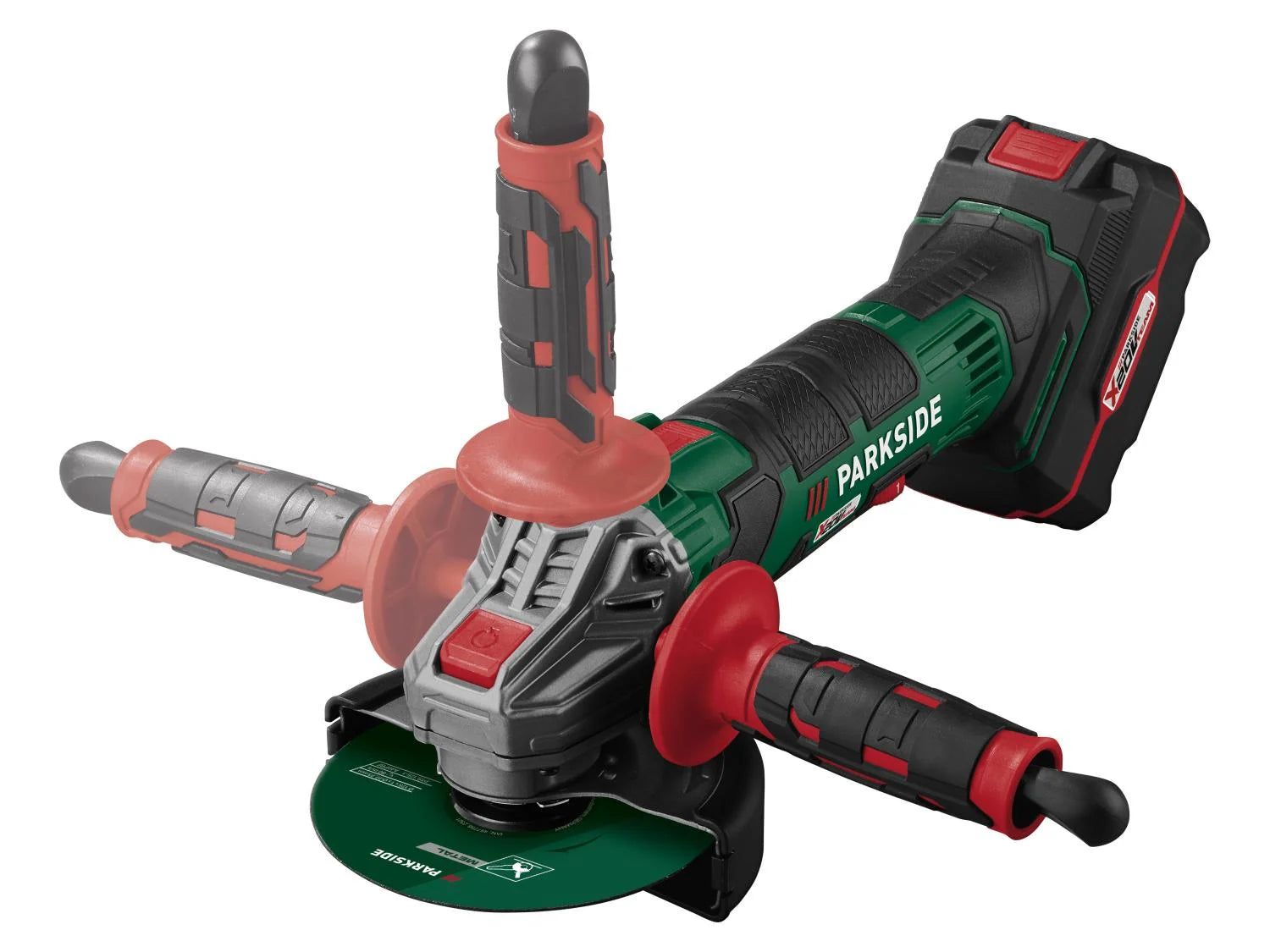 PARKSIDE 20V akumulatorska kutna brusilica »PWSA 20-Li D4«, s baterijom i punjačem