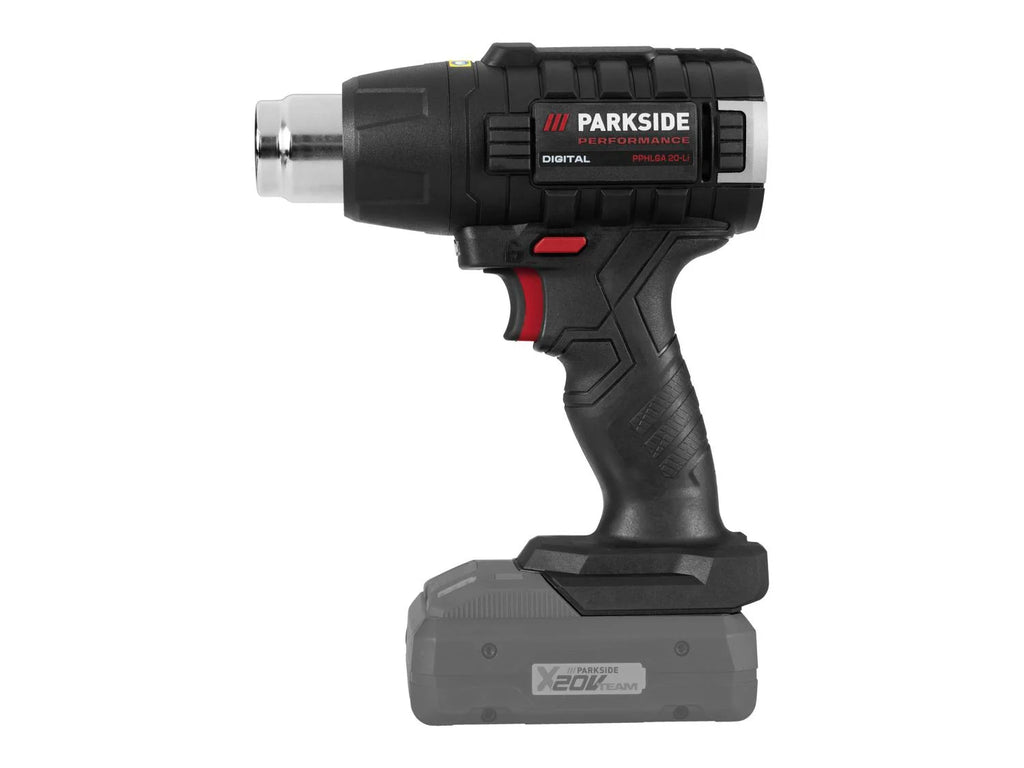 PARKSIDE PERFORMANCE 20 V bežični puhač vrućeg zraka, bez baterije – bez punjača
